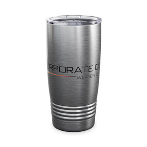 Corporate Equality Ringneck Tumbler, 20oz – Perfect for Office & Gifts, Insulated Travel Mug, Women in Business, Holiday Essentials