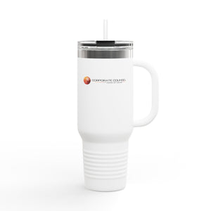 Insulated Travel Mug, 40oz | Large Drink Tumbler for Hot/Cold Beverages, Perfect for Travel, Work, Outdoors, Gifting