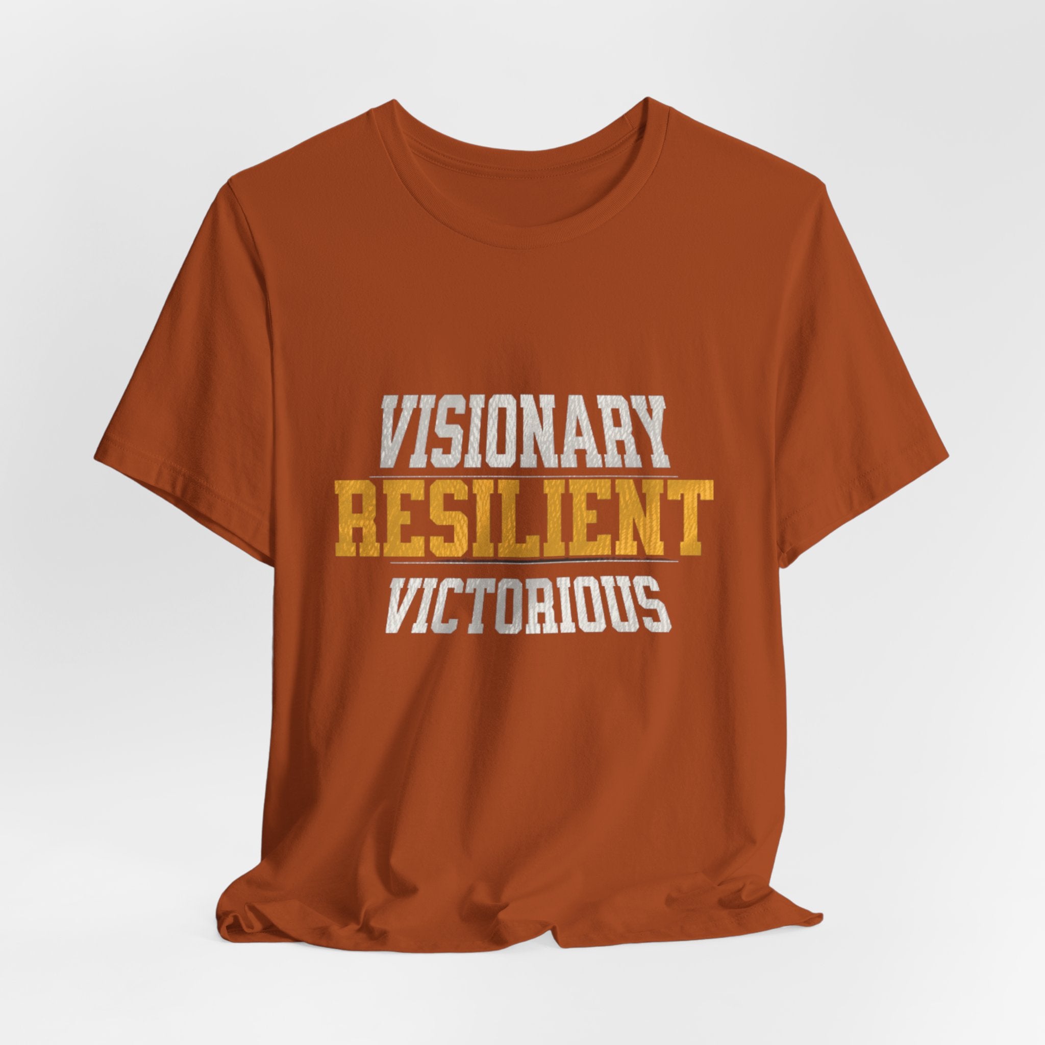Empowerment Tee - Visionary, Resilient, Victorious | Motivational Shirt, Gift for Her, Affirmation Apparel, Positive Vibes T-Shirt