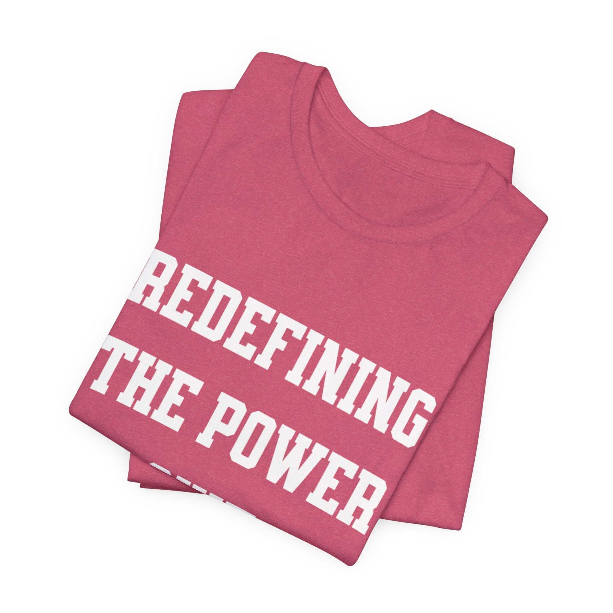 Redefining the Power Suit Women Unisex Tee, Motivational Shirt, Orange Graphic Tee, Statement T-Shirt, Casual Wear, Empowerment Gift