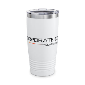 Corporate Equality Ringneck Tumbler, 20oz – Perfect for Office & Gifts, Insulated Travel Mug, Women in Business, Holiday Essentials