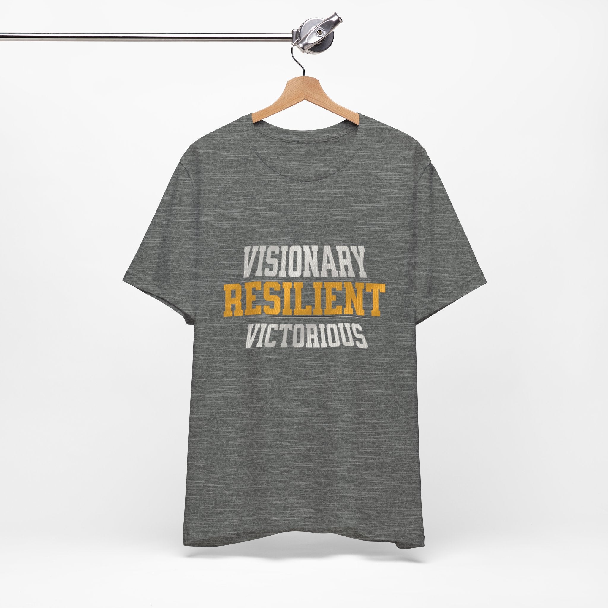 Empowerment Tee - Visionary, Resilient, Victorious | Motivational Shirt, Gift for Her, Affirmation Apparel, Positive Vibes T-Shirt