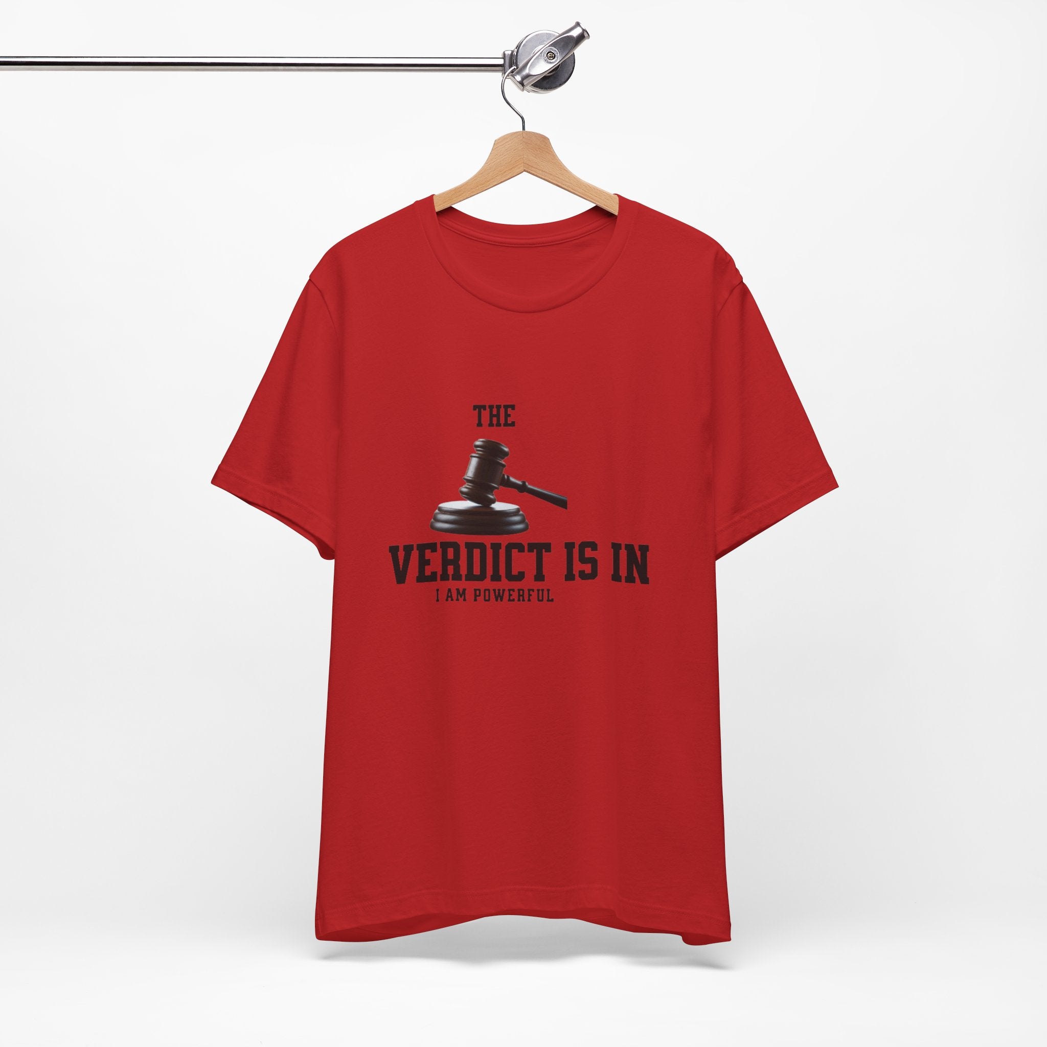 Courtroom Wit Women Tee - Verdict is In, Judge Gift, Lawyer Apparel, Legal Humor, Law Student Shirt