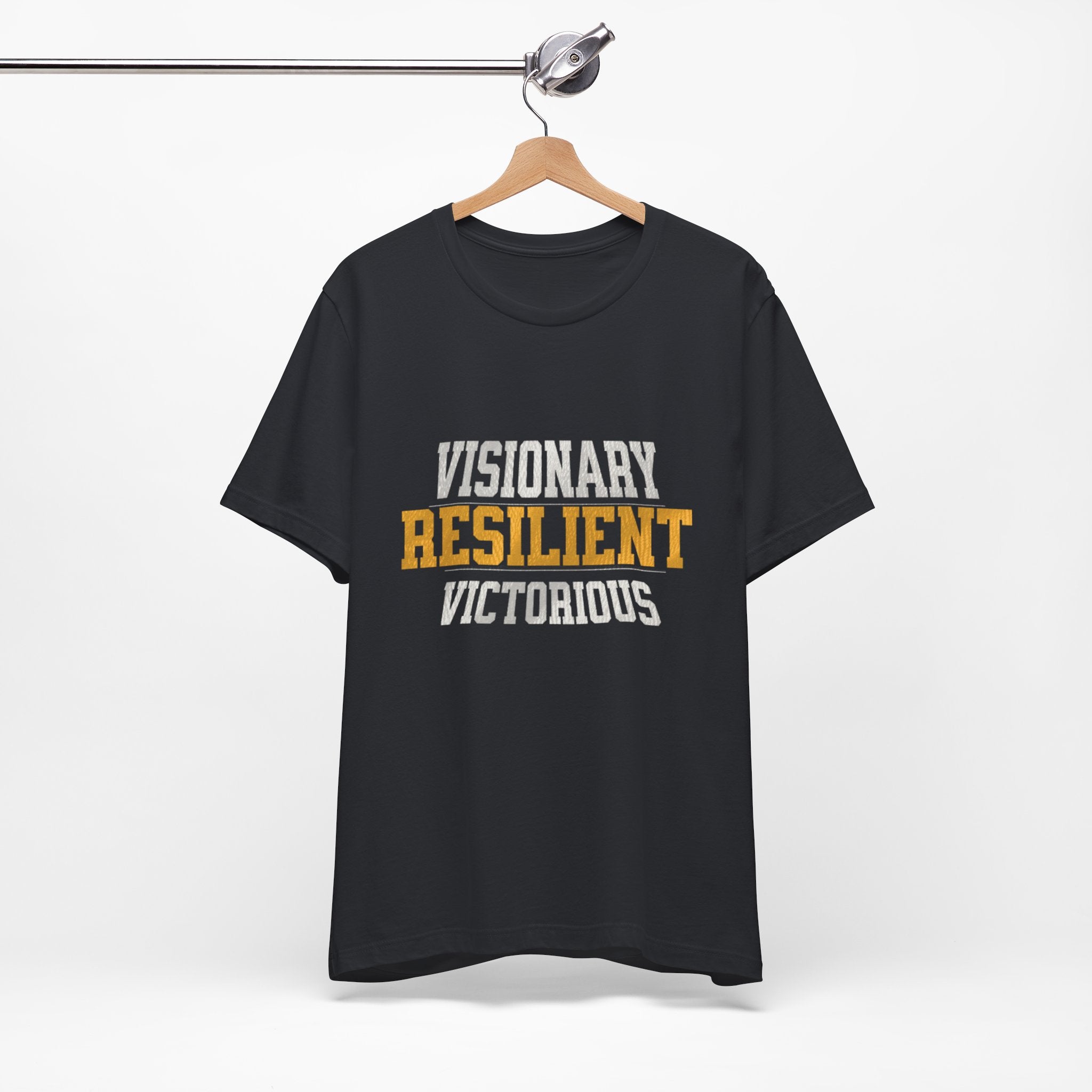 Empowerment Tee - Visionary, Resilient, Victorious | Motivational Shirt, Gift for Her, Affirmation Apparel, Positive Vibes T-Shirt