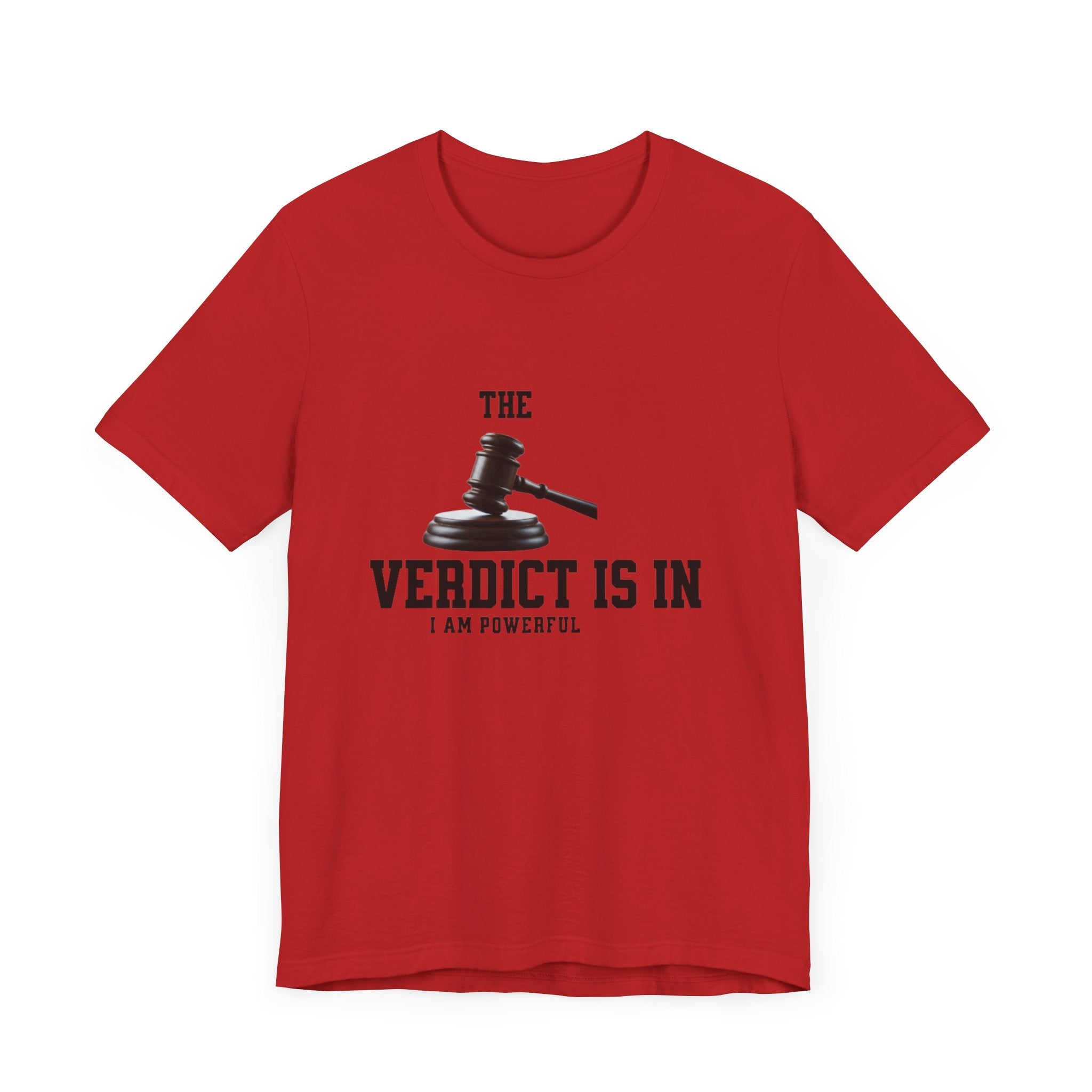 Courtroom Wit Women Tee - Verdict is In, Judge Gift, Lawyer Apparel, Legal Humor, Law Student Shirt