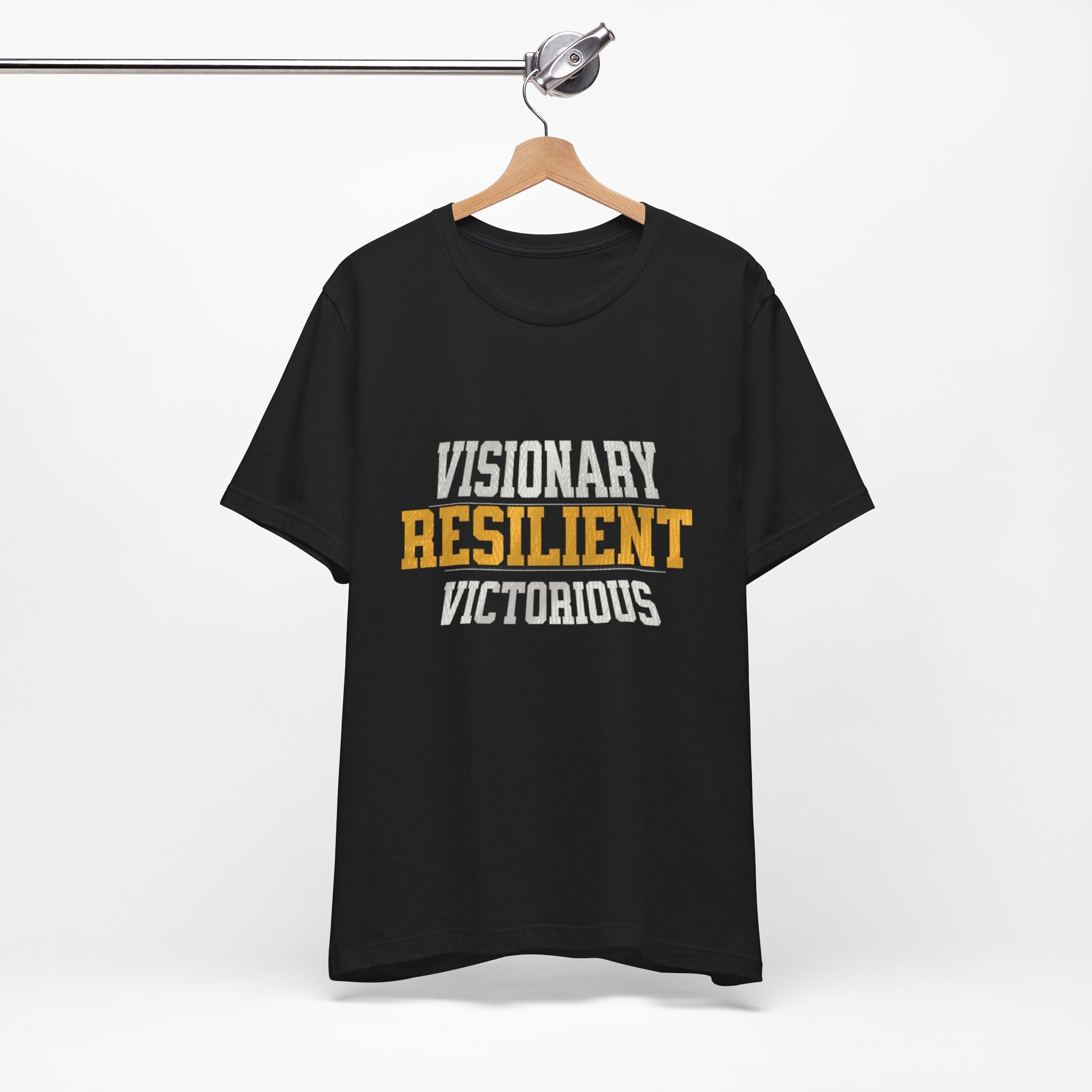 Empowerment Tee - Visionary, Resilient, Victorious | Motivational Shirt, Gift for Her, Affirmation Apparel, Positive Vibes T-Shirt