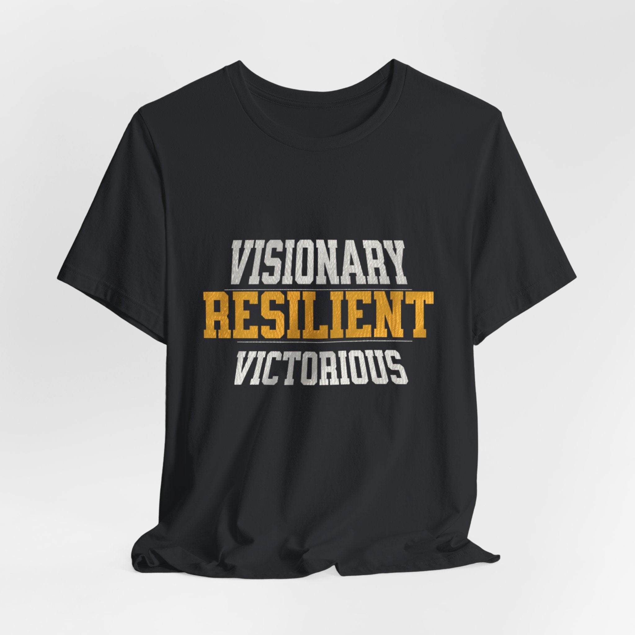 Empowerment Tee - Visionary, Resilient, Victorious | Motivational Shirt, Gift for Her, Affirmation Apparel, Positive Vibes T-Shirt