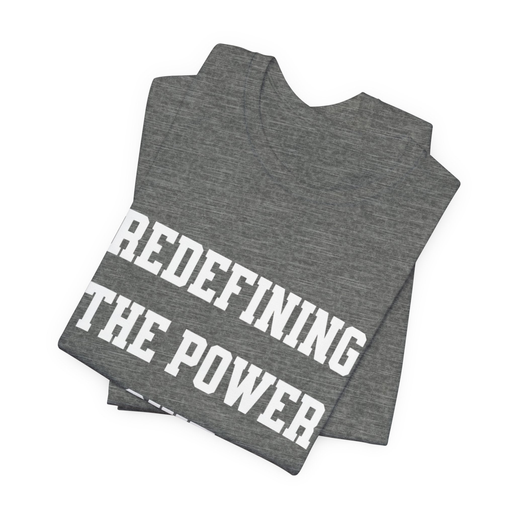 Redefining the Power Suit Women Unisex Tee, Motivational Shirt, Orange Graphic Tee, Statement T-Shirt, Casual Wear, Empowerment Gift