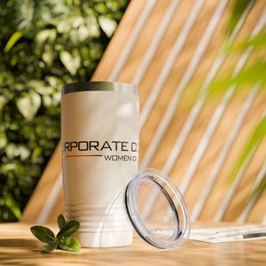 Corporate Equality Ringneck Tumbler, 20oz – Perfect for Office & Gifts, Insulated Travel Mug, Women in Business, Holiday Essentials