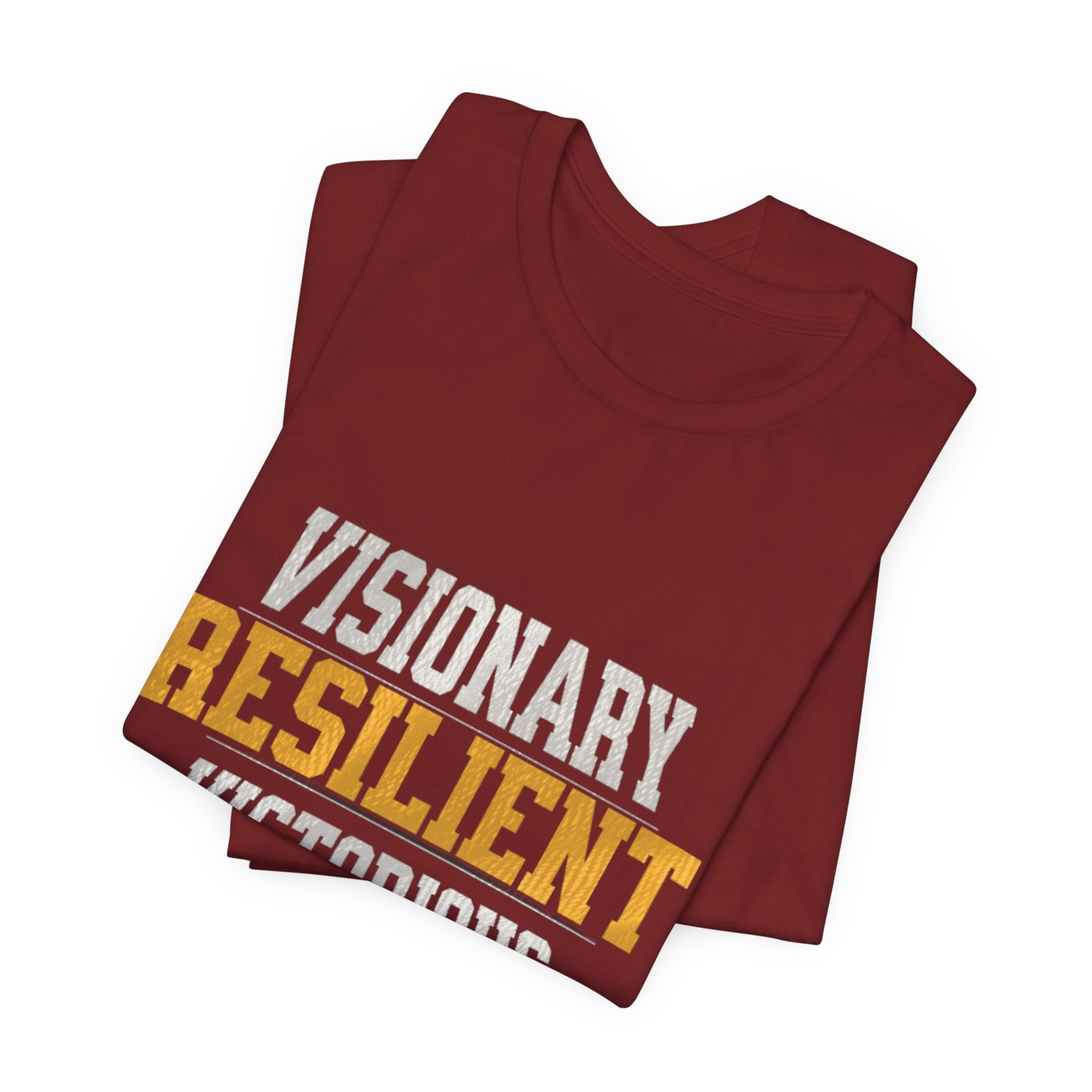 Empowerment Tee - Visionary, Resilient, Victorious | Motivational Shirt, Gift for Her, Affirmation Apparel, Positive Vibes T-Shirt