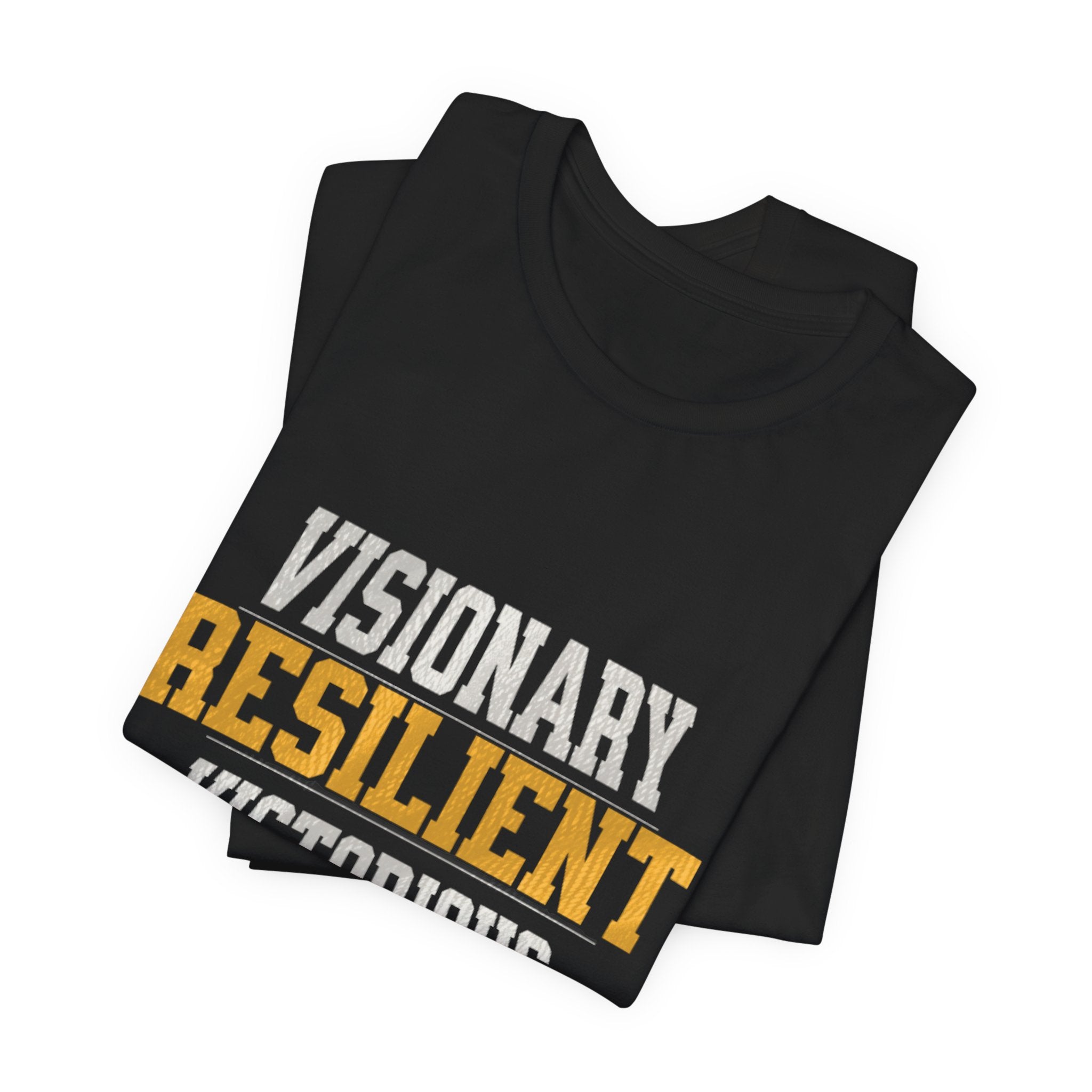 Empowerment Tee - Visionary, Resilient, Victorious | Motivational Shirt, Gift for Her, Affirmation Apparel, Positive Vibes T-Shirt