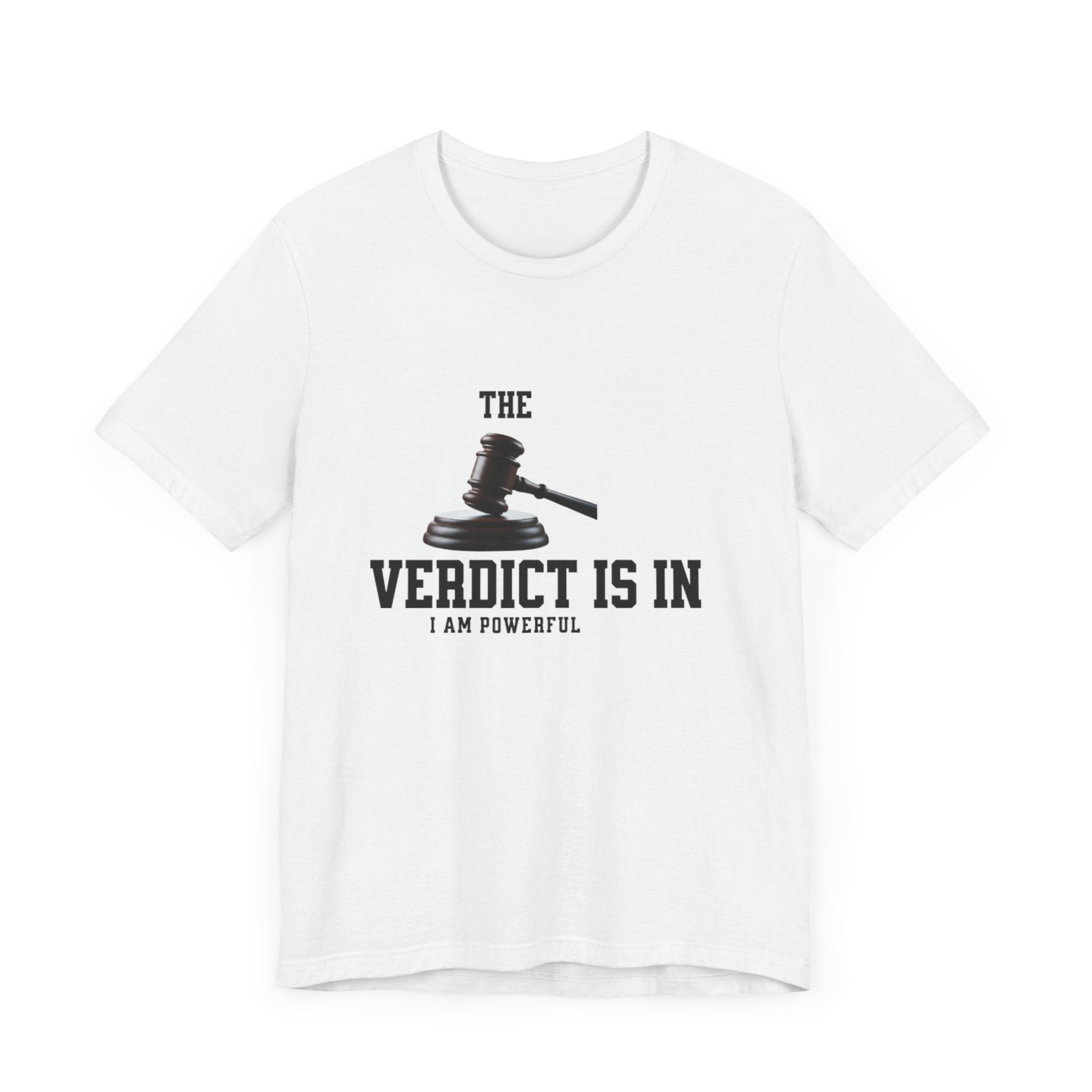 Courtroom Wit Women Tee - Verdict is In, Judge Gift, Lawyer Apparel, Legal Humor, Law Student Shirt