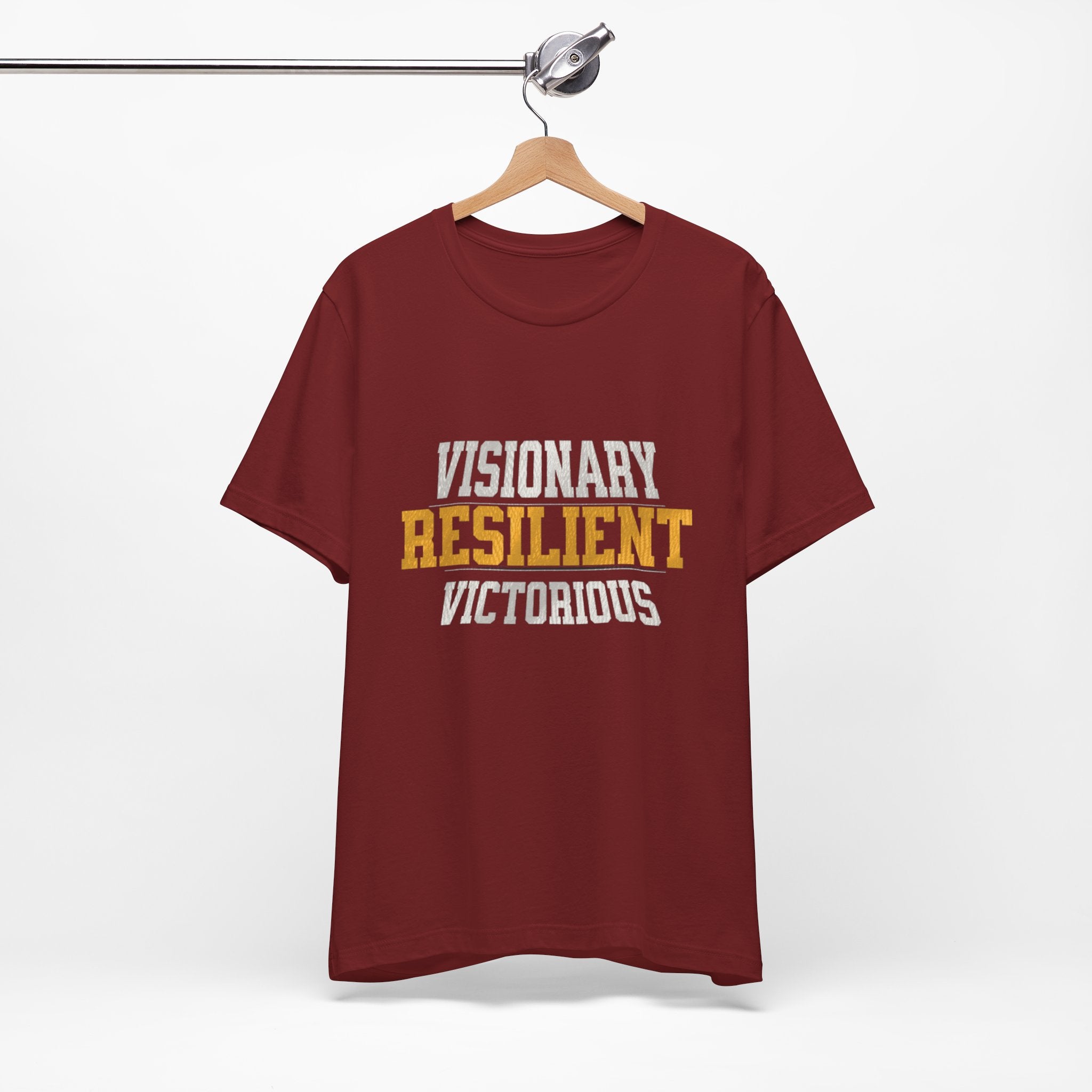 Empowerment Tee - Visionary, Resilient, Victorious | Motivational Shirt, Gift for Her, Affirmation Apparel, Positive Vibes T-Shirt