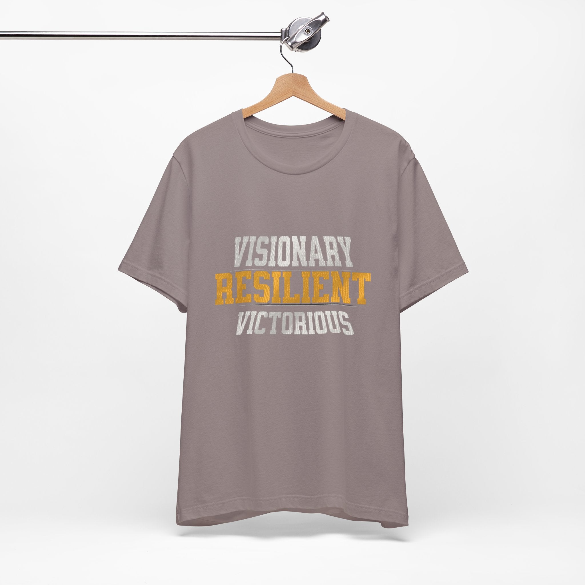 Empowerment Tee - Visionary, Resilient, Victorious | Motivational Shirt, Gift for Her, Affirmation Apparel, Positive Vibes T-Shirt