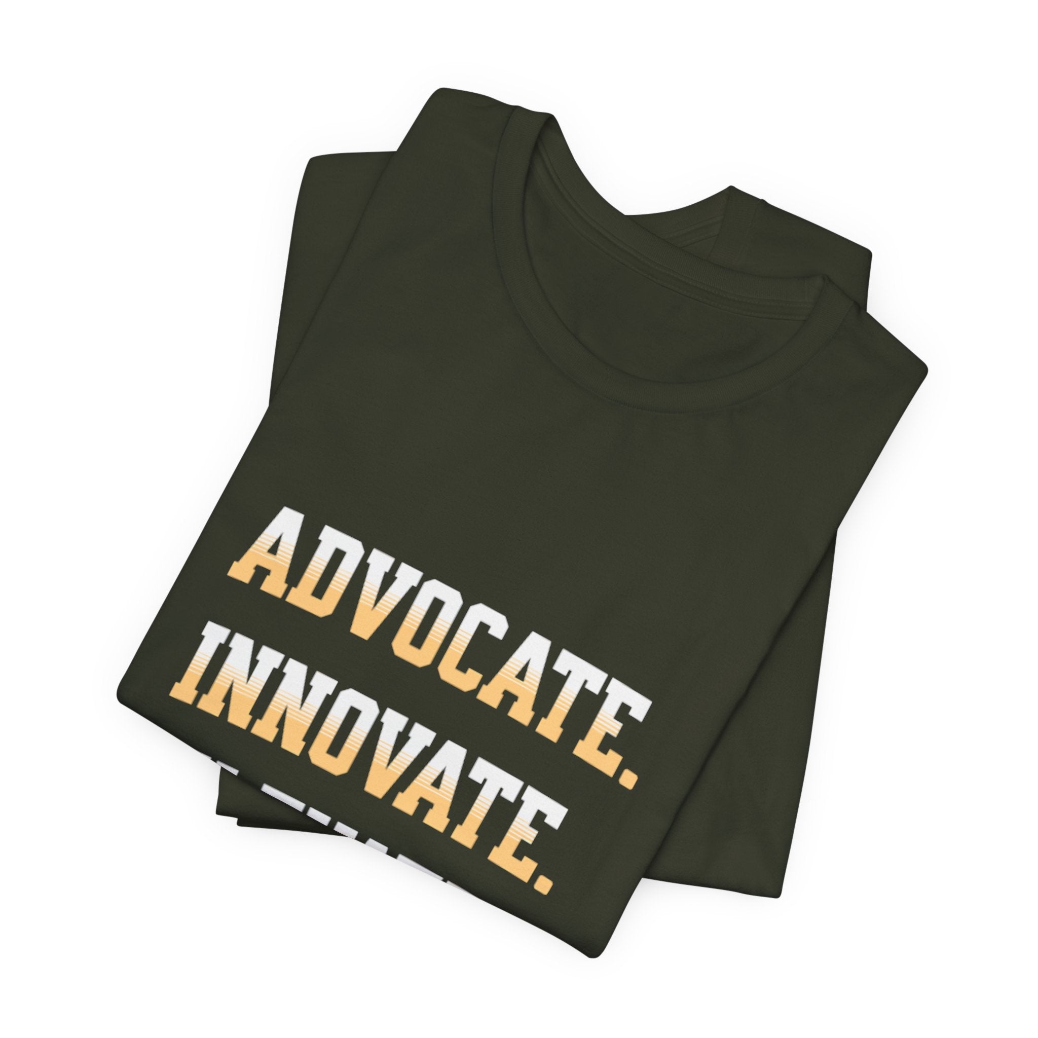 Advocate. Innovate. Elevate. Unisex Jersey Tee - Motivational T-Shirt for Activists, Inspirational Gift, Daily Wear, Casual Style, [...]