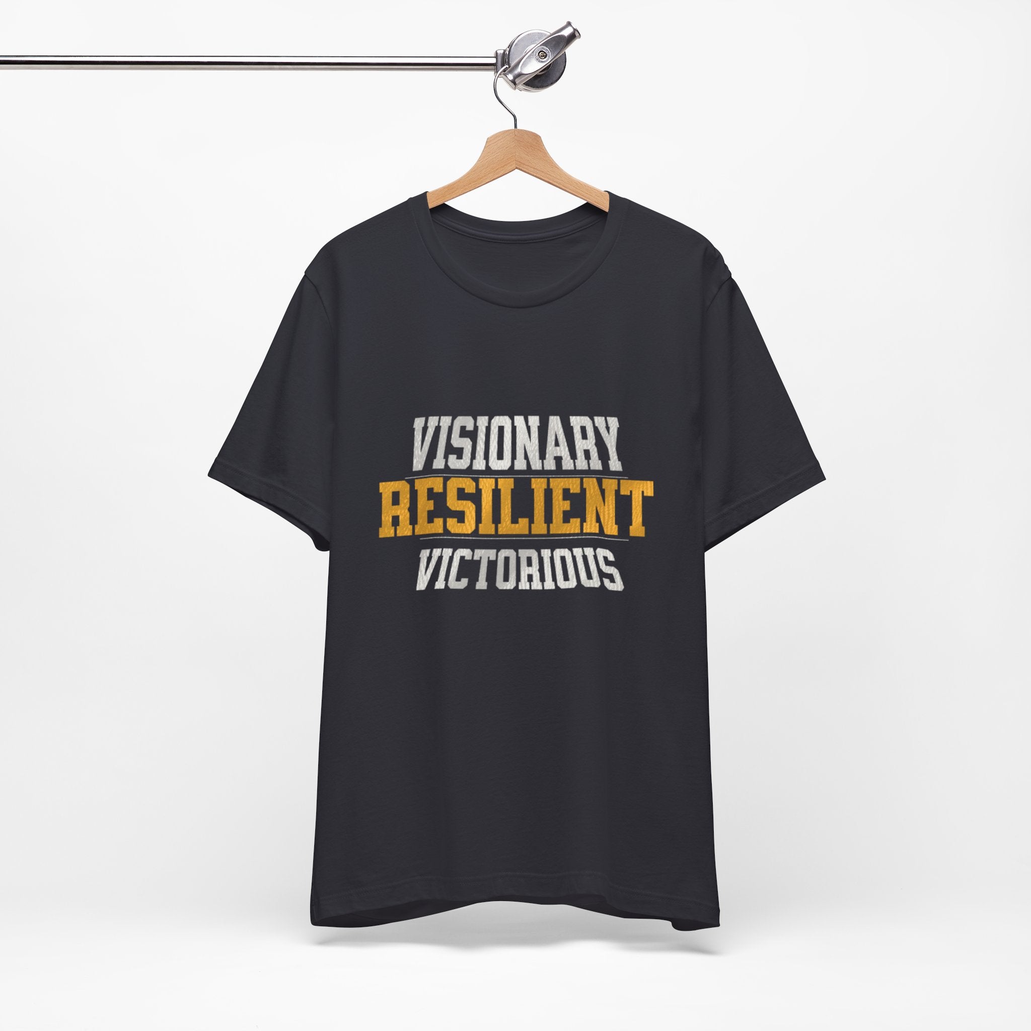 Empowerment Tee - Visionary, Resilient, Victorious | Motivational Shirt, Gift for Her, Affirmation Apparel, Positive Vibes T-Shirt