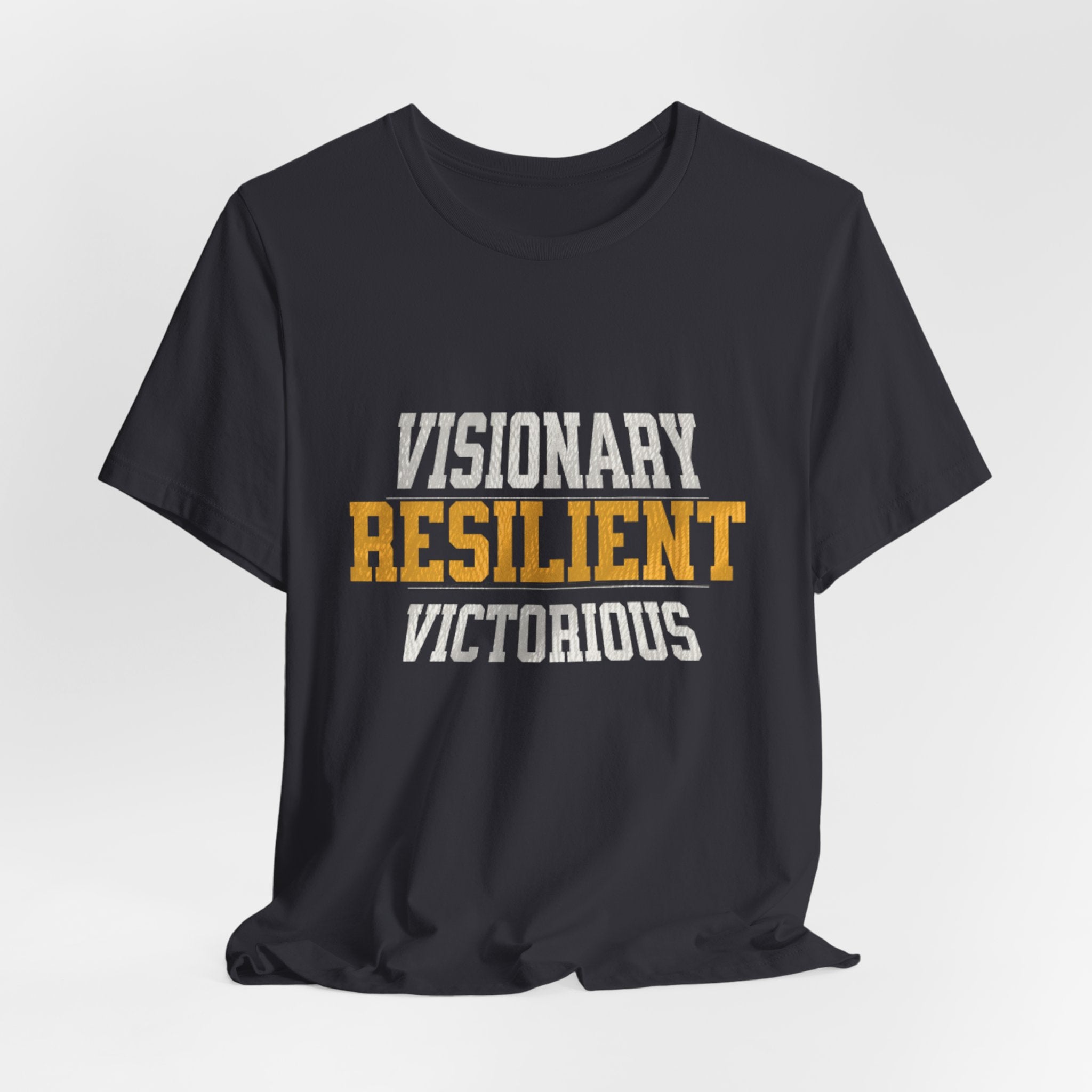 Empowerment Tee - Visionary, Resilient, Victorious | Motivational Shirt, Gift for Her, Affirmation Apparel, Positive Vibes T-Shirt