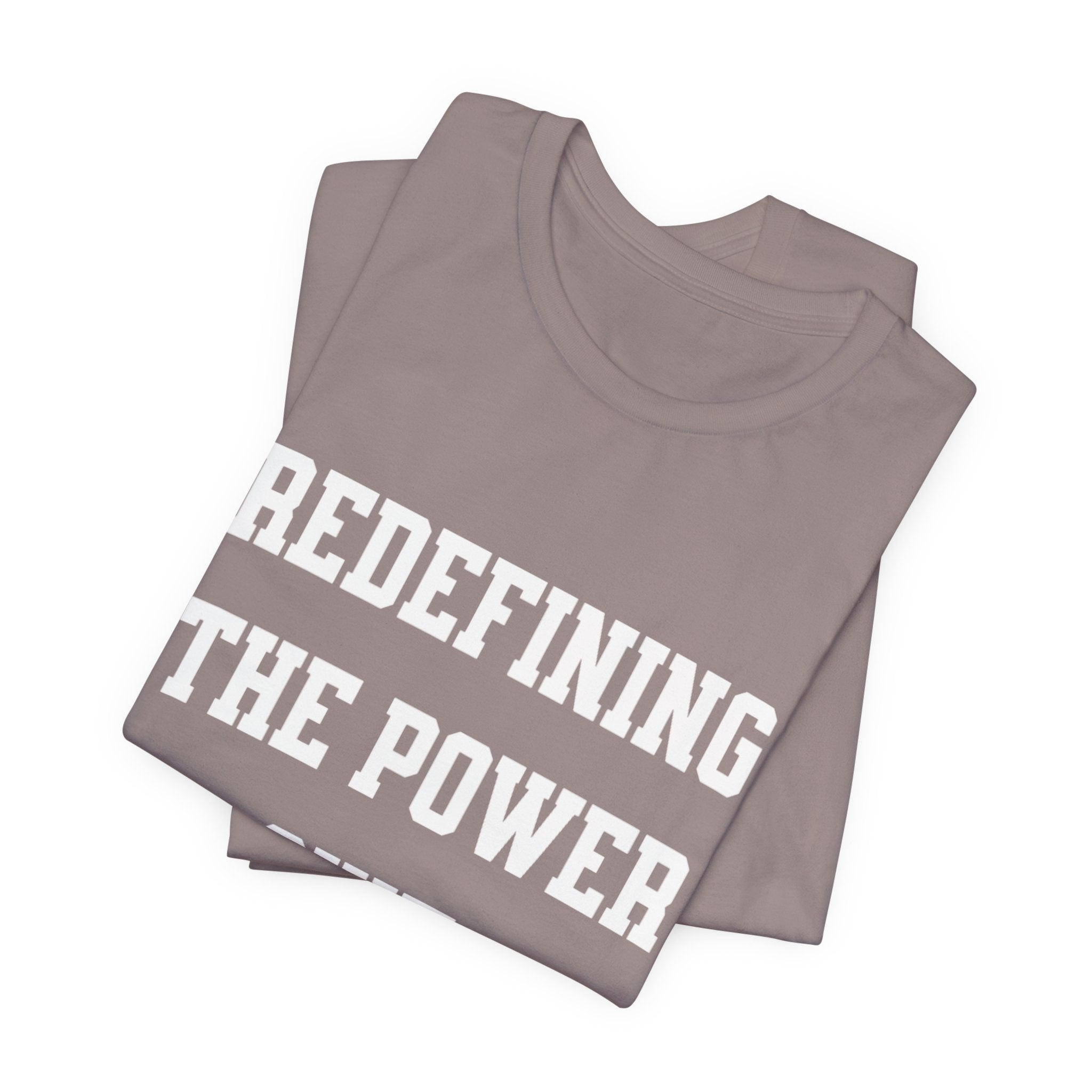 Redefining the Power Suit Women Unisex Tee, Motivational Shirt, Orange Graphic Tee, Statement T-Shirt, Casual Wear, Empowerment Gift