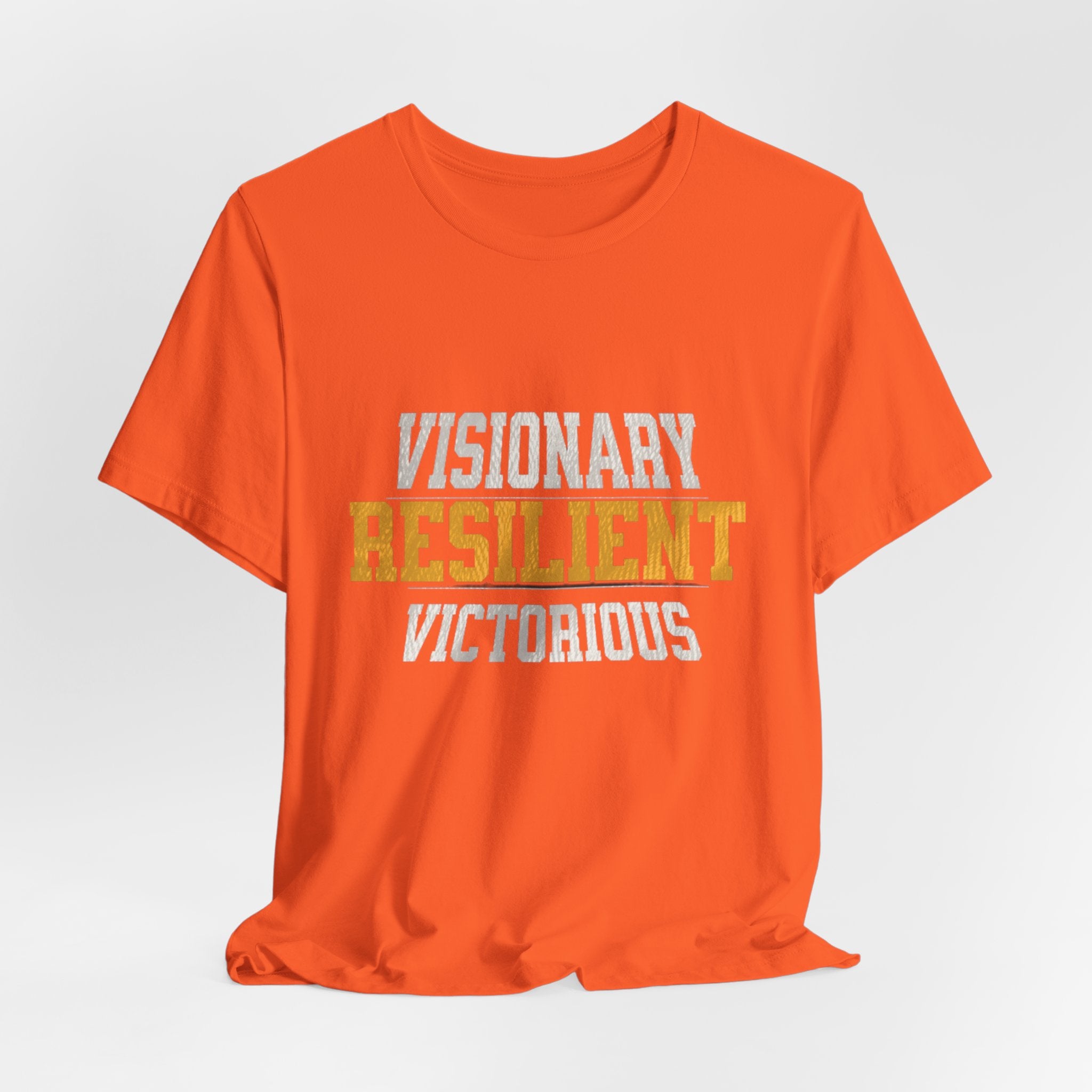 Empowerment Tee - Visionary, Resilient, Victorious | Motivational Shirt, Gift for Her, Affirmation Apparel, Positive Vibes T-Shirt